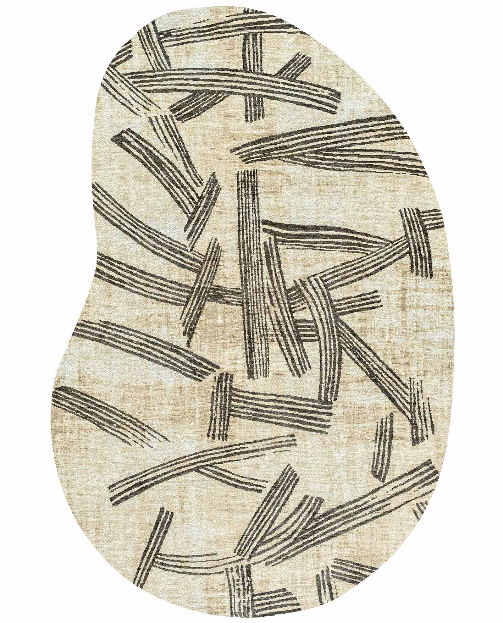 Louis De Poortere tapete Meditation 2067 Kanji Slate peanut 1