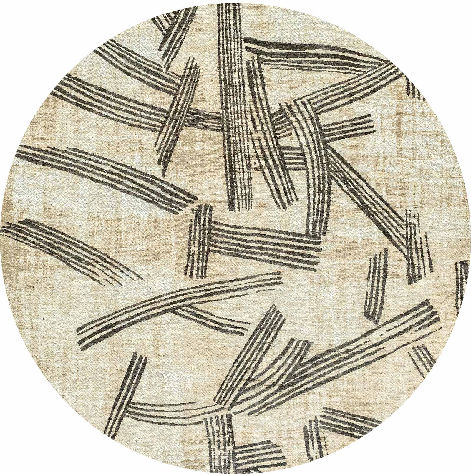 Louis De Poortere tapete Meditation 2067 Kanji Slate round